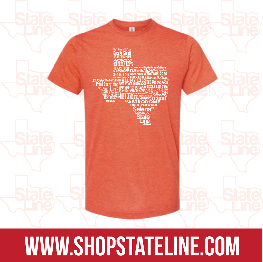 All Things Texas - Orange Tee