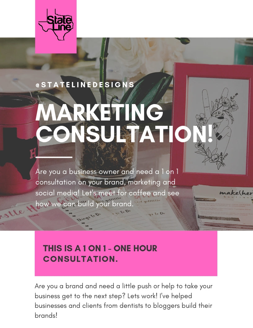 1 on 1 Business Branding 1 hour Consultation