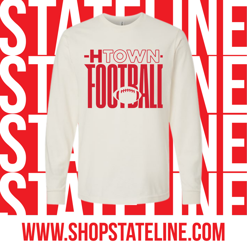 Htown Football - Cream long sleeve