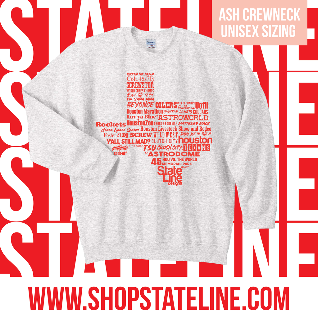 All things Htown - Ash Unisex Crew