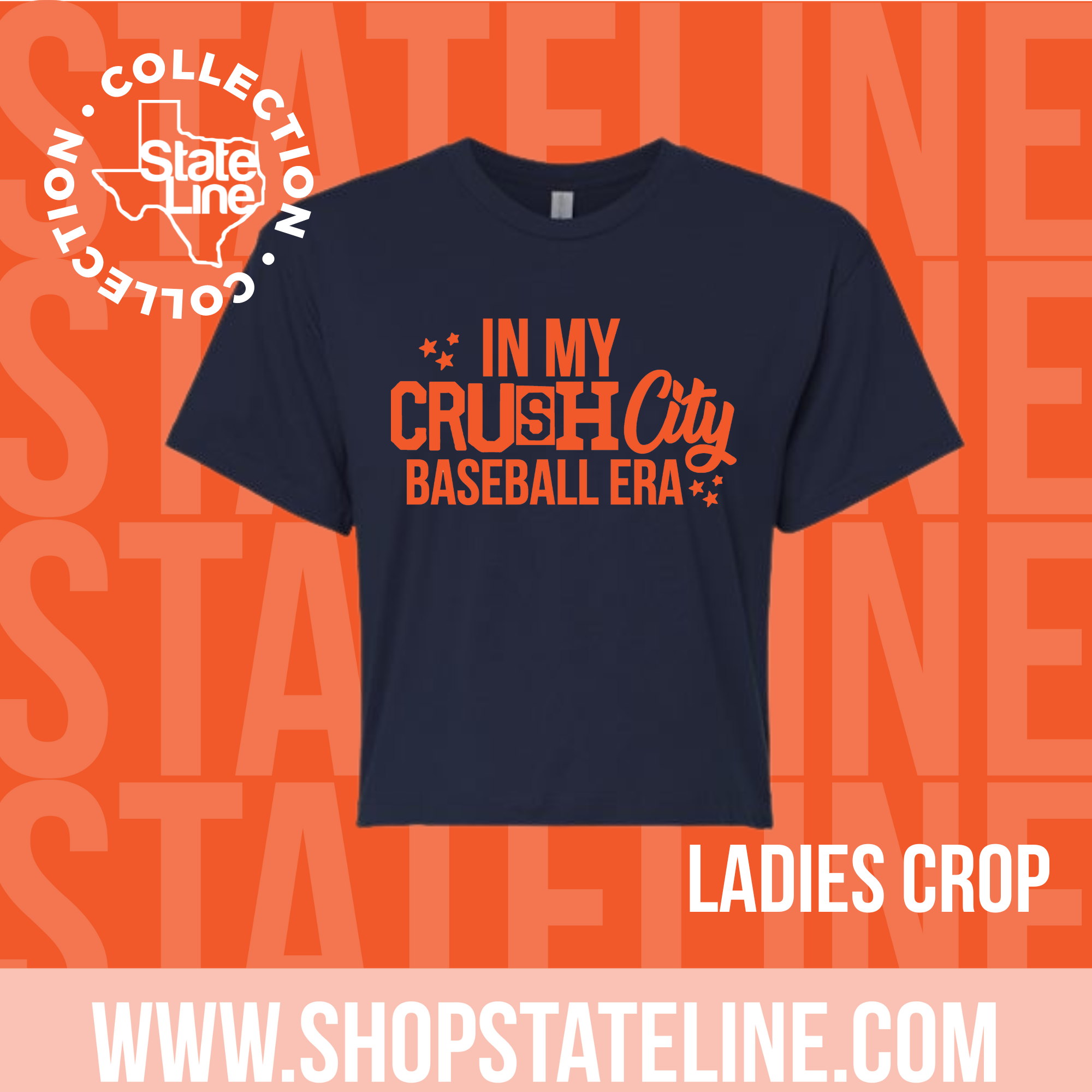 IN MY CRUSH CITY BASEBALL ERA -  CROP (TWO COLOR OPTIONS)