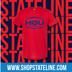 HOU FOOTBALL NAVY - RED UNISEX