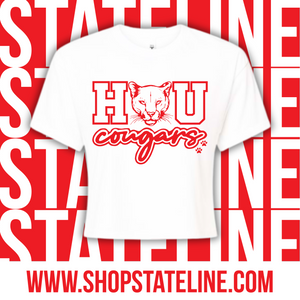 HOU Coogs - Mid Crop White