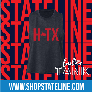 HTX RED LADIES  - NAVY TANK