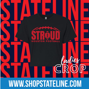 STROUD RED- NAVY Ladies Crop