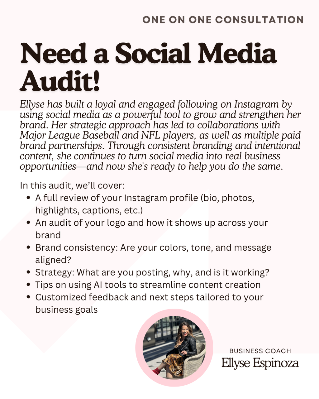 Instagram Strategy Audit - 1 on 1 Coaching