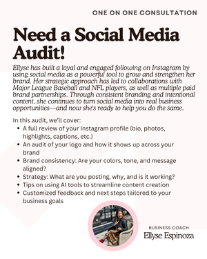 Instagram Strategy Audit - 1 on 1 Coaching