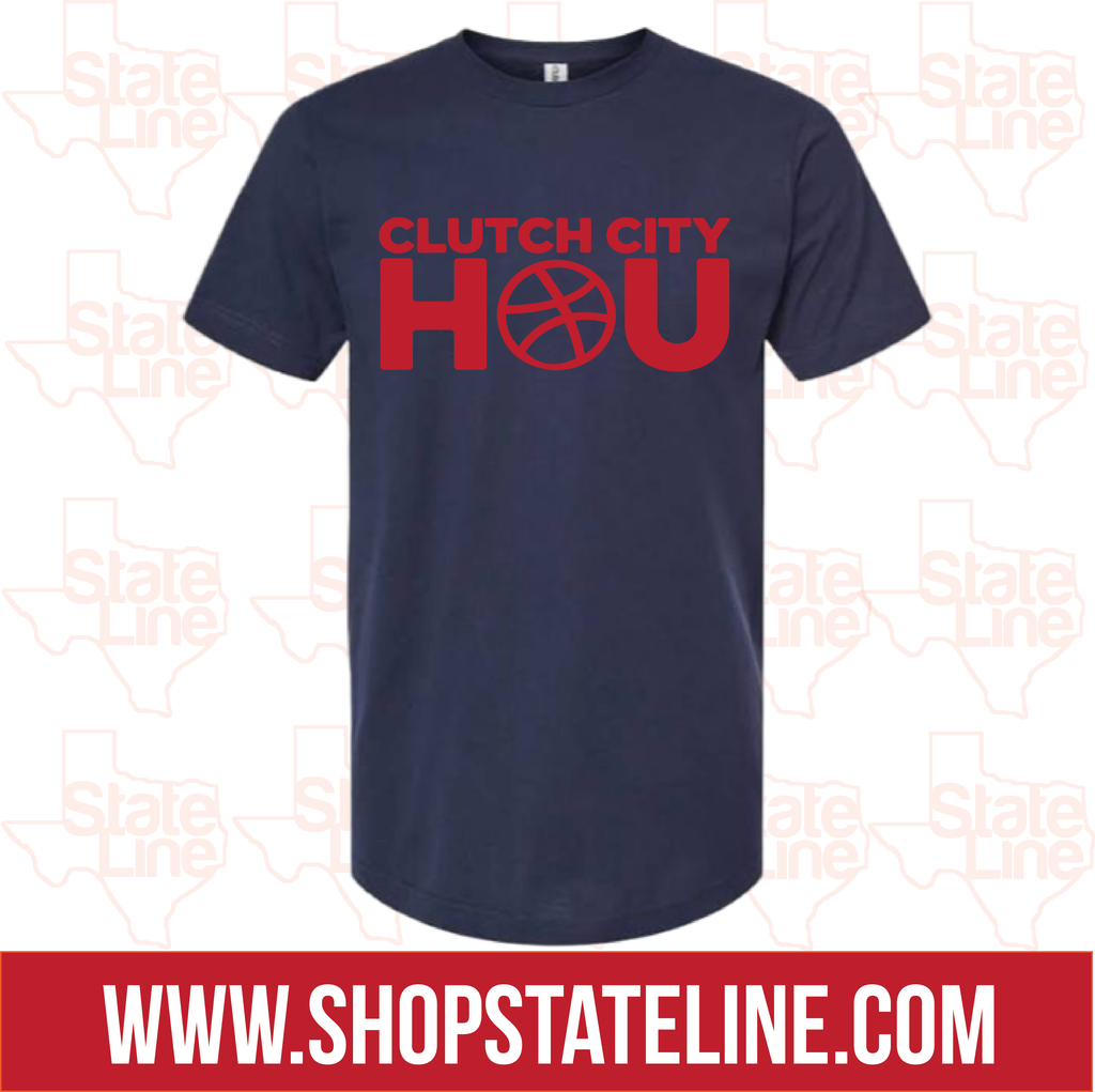 Clutch CIty Basketball - navy unisex
